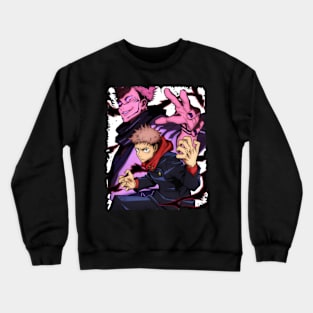 YUJI ITADORI MERCH VTG Crewneck Sweatshirt